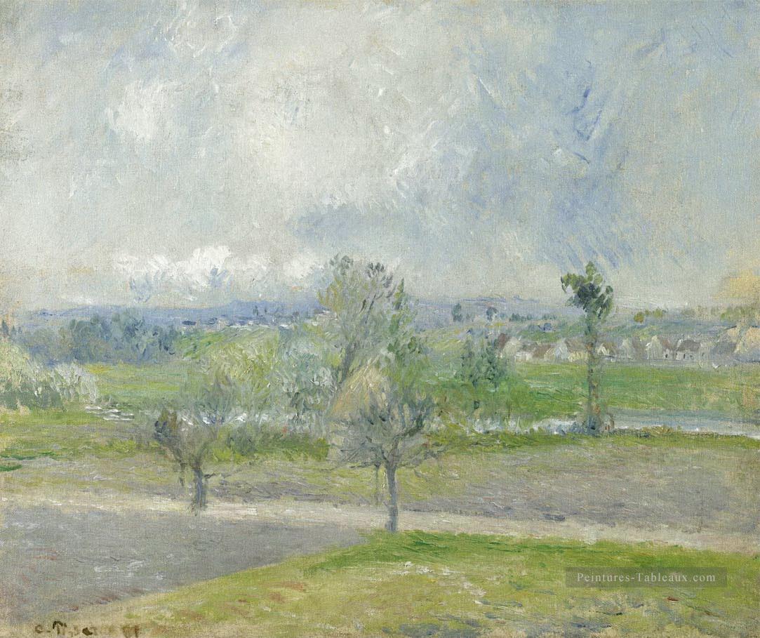 valhermeil près de l’oise effet de pluie 1881 Camille Pissarro Peintures à l'huile